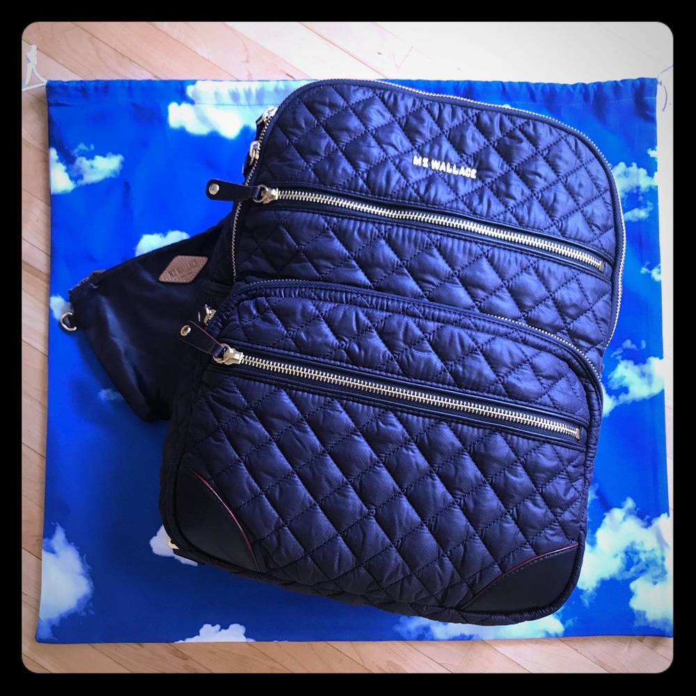 MZ Wallace Crosby Backpack Traveler (Boysenberry)